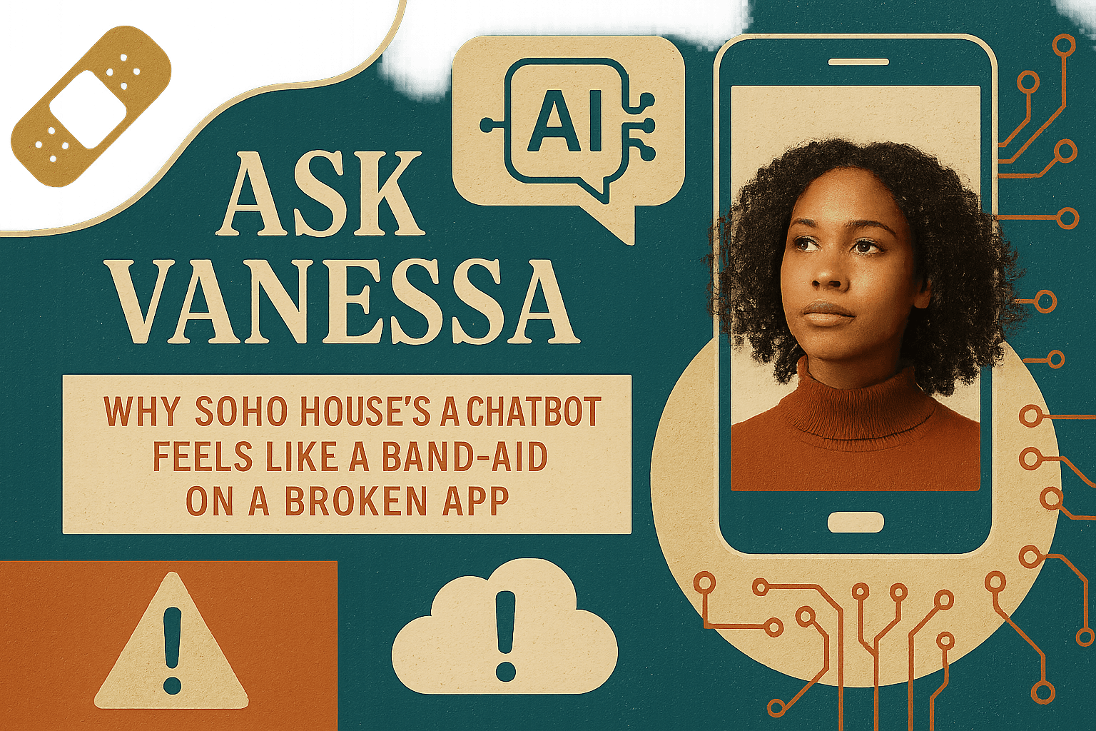 "Demandez à Vanessa": Pourquoi le chatbot IA de Soho House ressemble à un pansement sur une application cassée