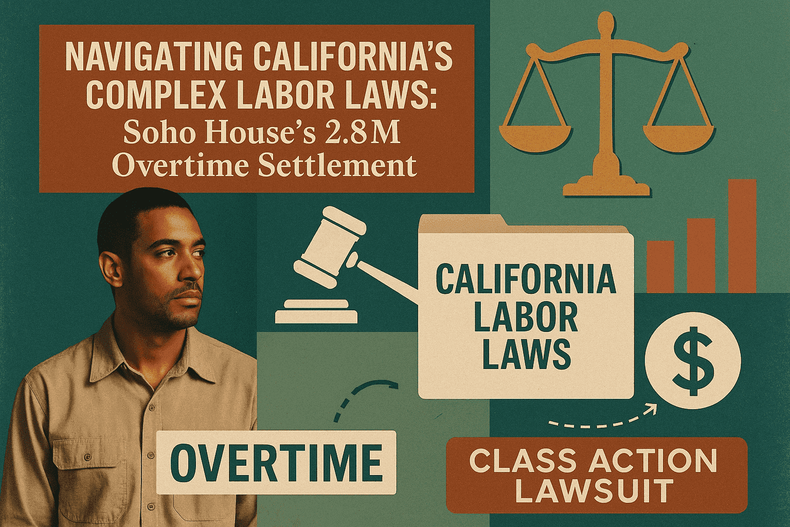 Navegando por las complejas leyes laborales de California: el acuerdo de horas extras de $2.8 millones de Soho House