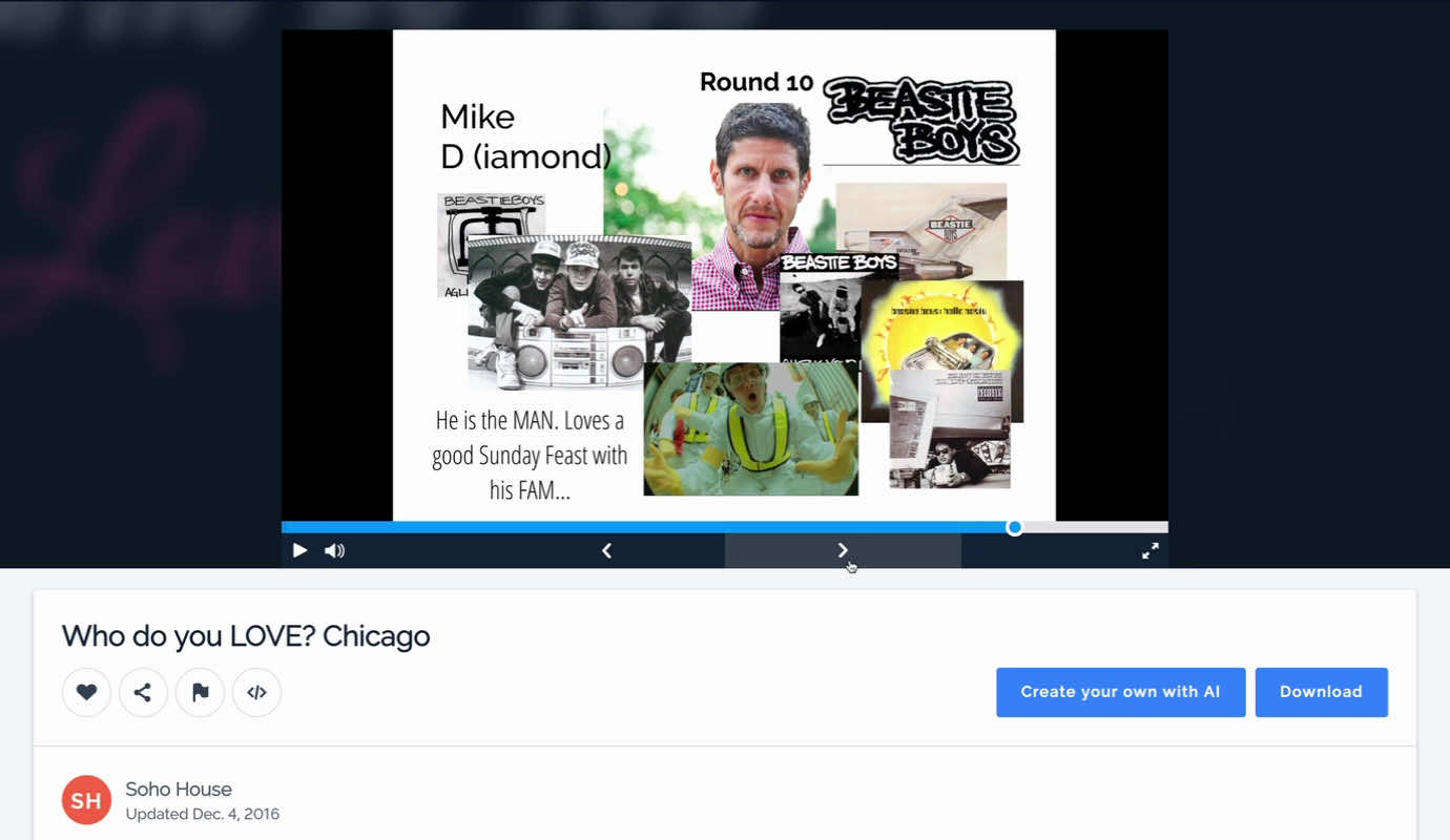 Mike D Slide